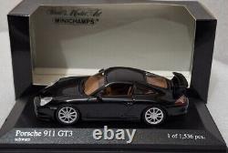 Porsche 911 (996) GT3 Black 2003 143 Minichamps 400062024 EXTREMELY RARE