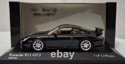 Porsche 911 (996) GT3 Black 2003 143 Minichamps 400062024 EXTREMELY RARE