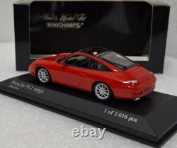 Porsche 911 (996) Targa 2001 Red 143 Minichamps 400061060 EXTREMELY RARE! (8)