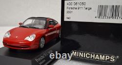 Porsche 911 (996) Targa 2001 Red 143 Minichamps 400061060 EXTREMELY RARE! (8)