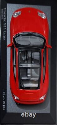 Porsche 911 (996) Targa 2001 Red 143 Minichamps 400061060 EXTREMELY RARE! (8)