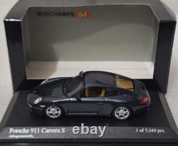 Porsche 911 (997) 2007 Carrera S Dark Grey 164 Minichamps EXTREMELY RARE
