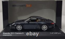 Porsche 911 (997) 2007 Carrera S Dark Grey 164 Minichamps EXTREMELY RARE