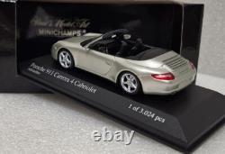 Porsche 911 (997) Carrera 4s Cabriolet 2005 Silver 143 Minichamps 400065330 (6)