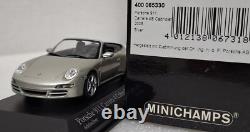 Porsche 911 (997) Carrera 4s Cabriolet 2005 Silver 143 Minichamps 400065330 (6)