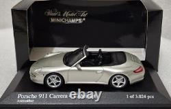 Porsche 911 (997) Carrera 4s Cabriolet 2005 Silver 143 Minichamps 400065330 (6)