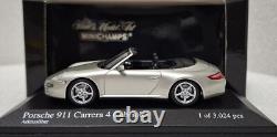 Porsche 911 (997) Carrera 4s Cabriolet 2005 Silver 143 Minichamps 400065330 (6)