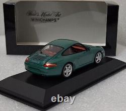 Porsche 911 (997) Carrera S 2004 Green Met 143 Minichamps 400063022 RARITY! (8)