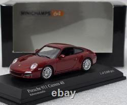 Porsche 911 (997. II) Carrera 4 S 2008 Red 164 Minichamps 640 066460 SUPER RARE