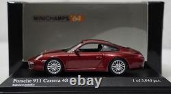Porsche 911 (997. II) Carrera 4 S 2008 Red 164 Minichamps 640 066460 SUPER RARE