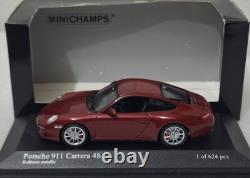 Porsche 911 (997. II) Carrera 4S 2008 Red 143 Minichamps 400066422 RARITY! (15)