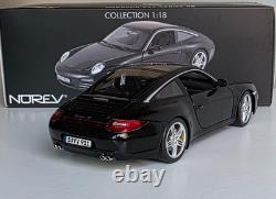 Porsche 911 (997. II) Carrera 4S 2009 Basalte Black 118 Norev 187558 RARE