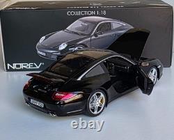 Porsche 911 (997. II) Carrera 4S 2009 Basalte Black 118 Norev 187558 RARE