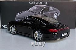 Porsche 911 (997. II) Carrera 4S 2009 Basalte Black 118 Norev 187558 RARE