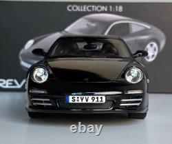 Porsche 911 (997. II) Carrera 4S 2009 Basalte Black 118 Norev 187558 RARE