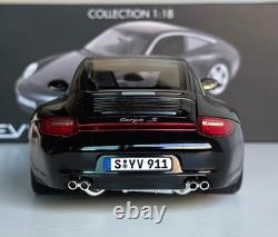 Porsche 911 (997. II) Carrera 4S 2009 Basalte Black 118 Norev 187558 RARE