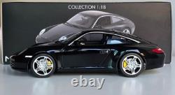 Porsche 911 (997. II) Carrera 4S 2009 Basalte Black 118 Norev 187558 RARE