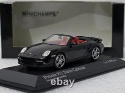 Porsche 911 (997) Turbo 2007 Cabriolet Black 143 Minichamps 400065230 RARE! (4)
