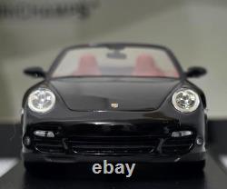 Porsche 911 (997) Turbo 2007 Cabriolet Black 143 Minichamps 400065230 RARE! (4)