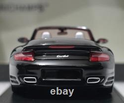 Porsche 911 (997) Turbo 2007 Cabriolet Black 143 Minichamps 400065230 RARE! (4)