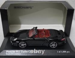 Porsche 911 (997) Turbo 2007 Cabriolet Black 143 Minichamps 400065230 RARE! (4)