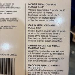 Porsche 911 Carrera 1973 Model Car DieCast 1/43 VINTAGE NEW IN BOX white Red Car