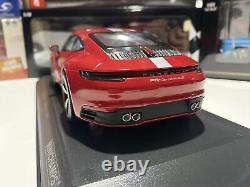 Porsche 911 Carrera 4S 2019 red in 1/18 scale by Minichamps New 1 of 600