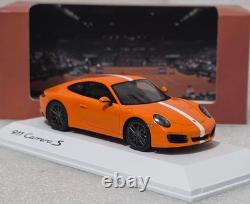 Porsche 911 Carrera S Orange Porsche Tennis Grand Prix 143 Spark WAX 020 200 26
