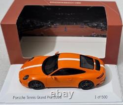 Porsche 911 Carrera S Orange Porsche Tennis Grand Prix 143 Spark WAX 020 200 26