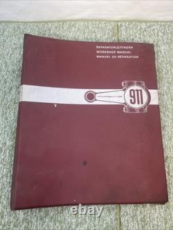 Porsche 911 Edition 2 1971 Workshop Manual English Version Original Factory