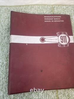 Porsche 911 Edition 2 1971 Workshop Manual English Version Original Factory