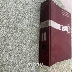 Porsche 911 Edition 2 1971 Workshop Manual English Version Original Factory