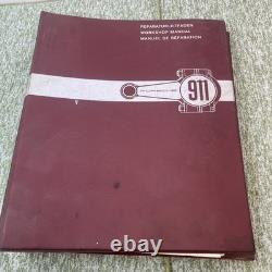 Porsche 911 Edition 2 1971 Workshop Manual English Version Original Factory