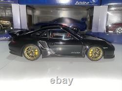 Porsche 911 GT2 RS Black with Bronze 1/18 Scale Minichamps Limited 1 of 504 pcs