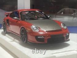 Porsche 911 GT2 RS Red Carbon Fiber 1/18 Scale Minichamps Limited 1 of 504 pcs