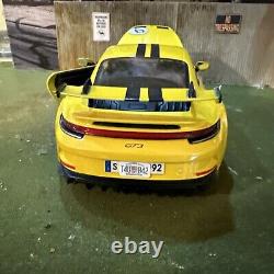 Porsche 911 GT3 RS 4.0 (Yellow) Barn Find Cars 118 DIECAST Race Ready