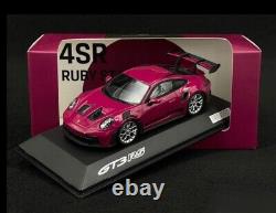 Porsche 911 GT3 RS 992 2023 Rubystone Red 143 Spark EXTREMELY RARE