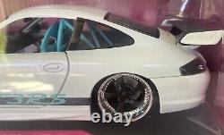 Porsche 911 GT3 RS (996) Die-cast Model Car by Jada Pink Slips series White