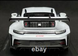 Porsche 911 GT3 RS Type 992 2023 Ice Gray/ Red Stripes 143 Spark