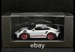 Porsche 911 GT3 RS Type 992 2023 Ice Gray/ Red Stripes 143 Spark