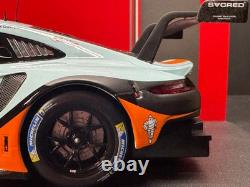 Porsche 911 GT3 RSR 991 24h of Le Mans 2018 #86 Gulf Livery 1/18 Scale IXO