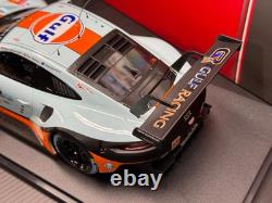 Porsche 911 GT3 RSR 991 24h of Le Mans 2018 #86 Gulf Livery 1/18 Scale IXO