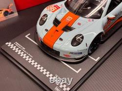 Porsche 911 GT3 RSR 991 24h of Le Mans 2018 #86 Gulf Livery 1/18 Scale IXO
