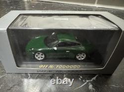 Porsche 911 No. 1000000 1/43 Diecast Car Green Dealer Special Edition