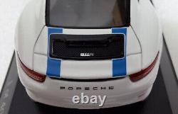 Porsche 911 R 991 White + Blue Stripes Edition Porsche Platz 12.2016 143 Spark