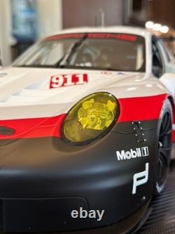 Porsche 911 RSR 18 Official Model Ltd Edition 20/50 Display Case & Plaque RARE