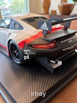 Porsche 911 RSR 18 Official Model Ltd Edition 20/50 Display Case & Plaque RARE