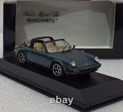 Porsche 911 Targa 1977 Turquoise Blue 143 Minichamps 400061206 SUPER RARE! (7)