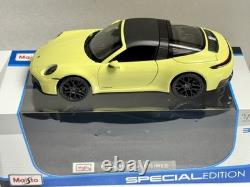 Porsche 911 Targa 4GTS (992.2) WORKING LIGHTS Diecast Custom Maisto 1/18 Toy