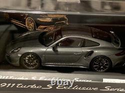 Porsche 911 Turbo S Exclusive Series (991.2) Agate Grey Spark 143